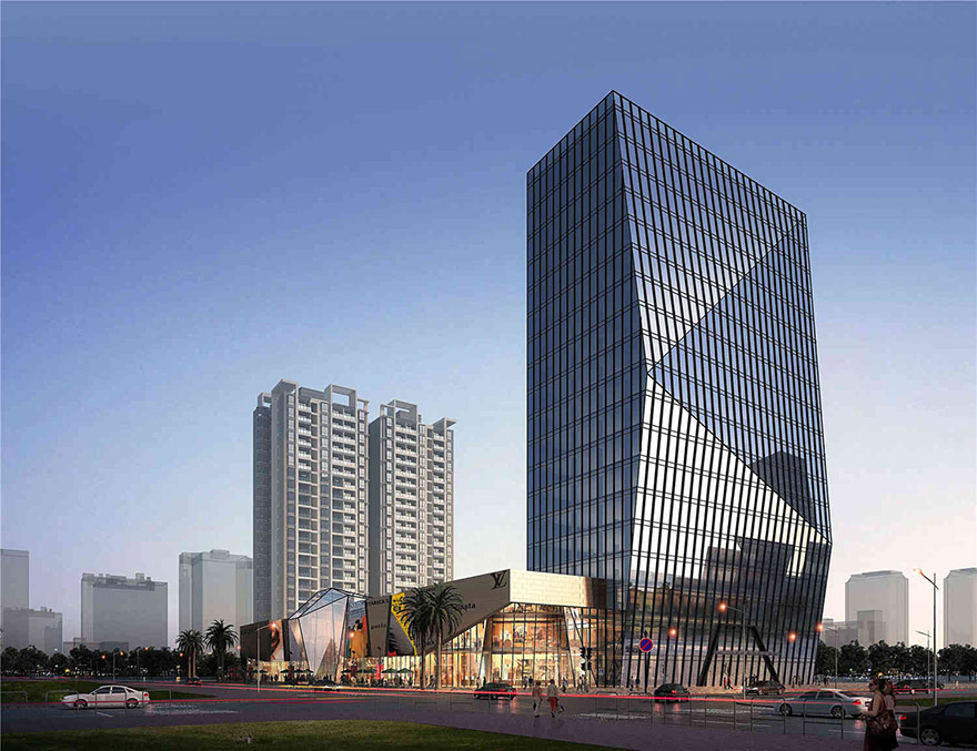 高層辦公樓建筑外部造型設(shè)計圖片 高層辦公樓建筑外部造型設(shè)計圖片