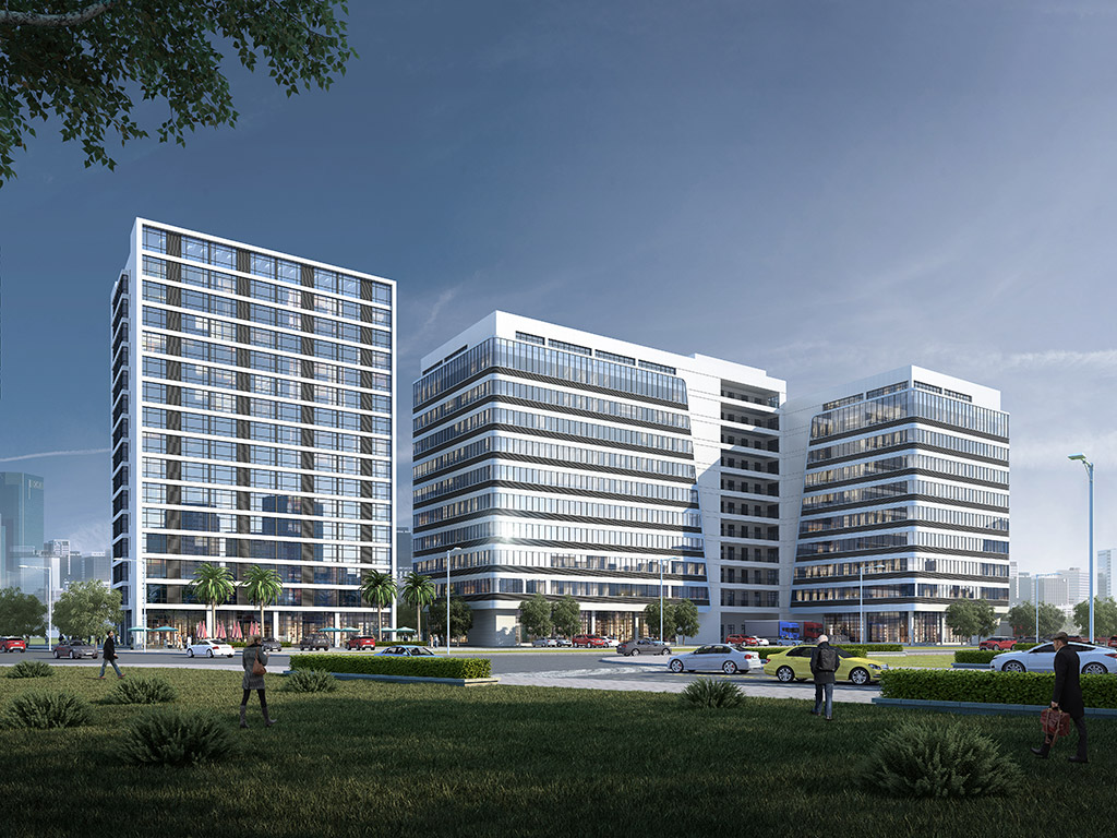 星河實業(yè)建筑設計效果圖